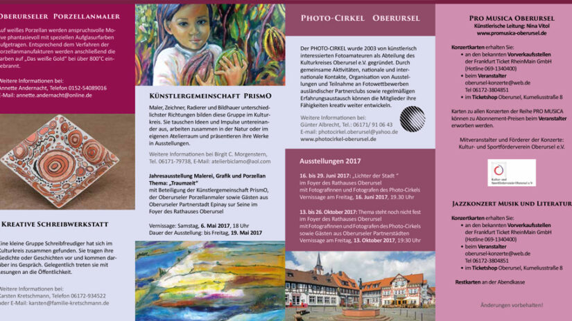 Jahresprogramm 2017