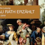 Banner Szenische Lesung „Frau Rath erzählt“, 24. Juni 2018