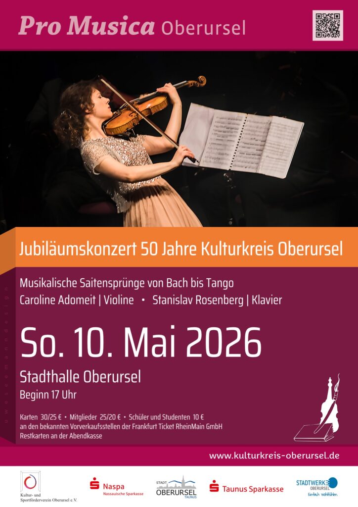 Plakat: Caroline Adomeit - Saitensprünge